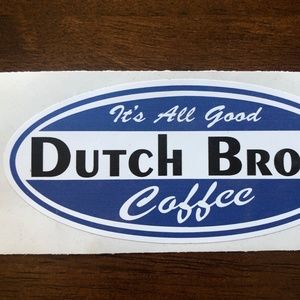 Dutch Brothers Sticker - Logo, It's All Good